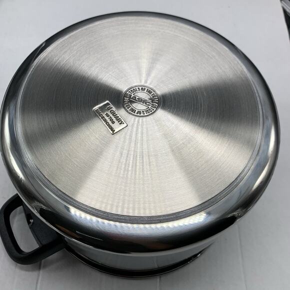 Tools Of The Trade 8 Quart Stainless Steel Stockpot Basics w/handles & Lid - Picture 4 of 8